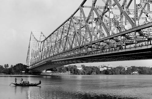 ブリッジ, ボート, 川の無料の写真素材