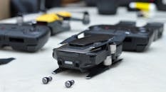 Black Drone in Close Up Shot