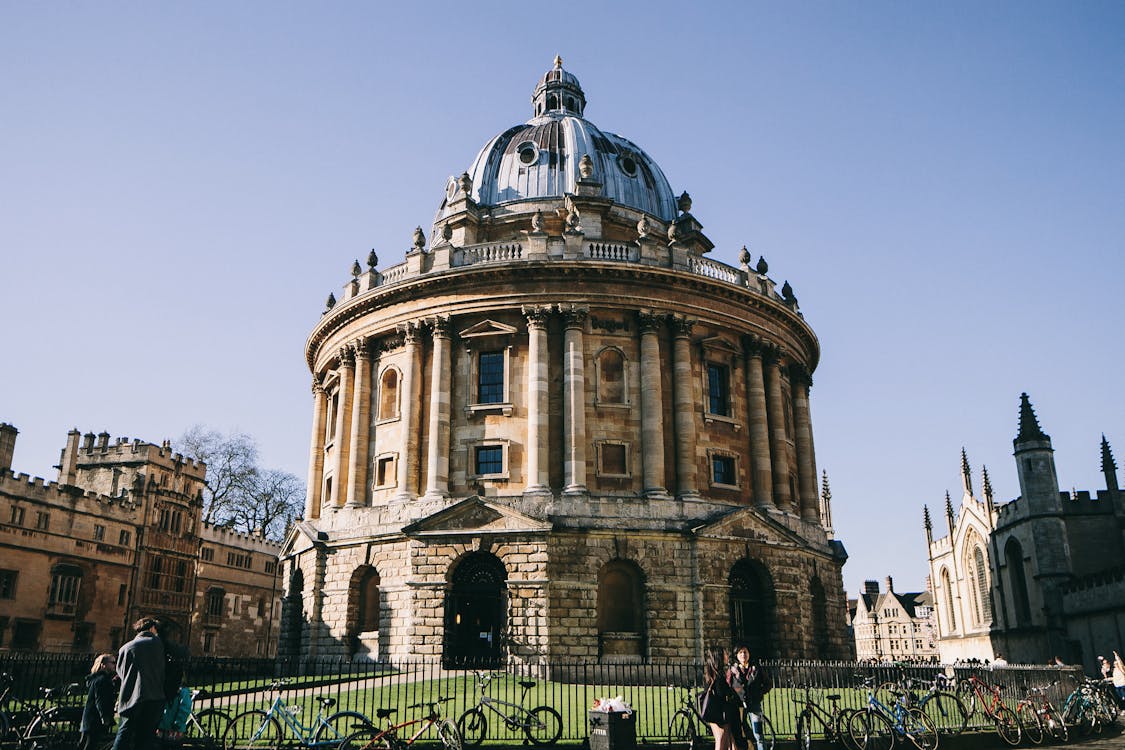 Free The Radcliffe Camera Building of Oxford University, England Stock Photo