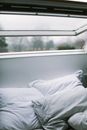 White Bed Pillow on Bed