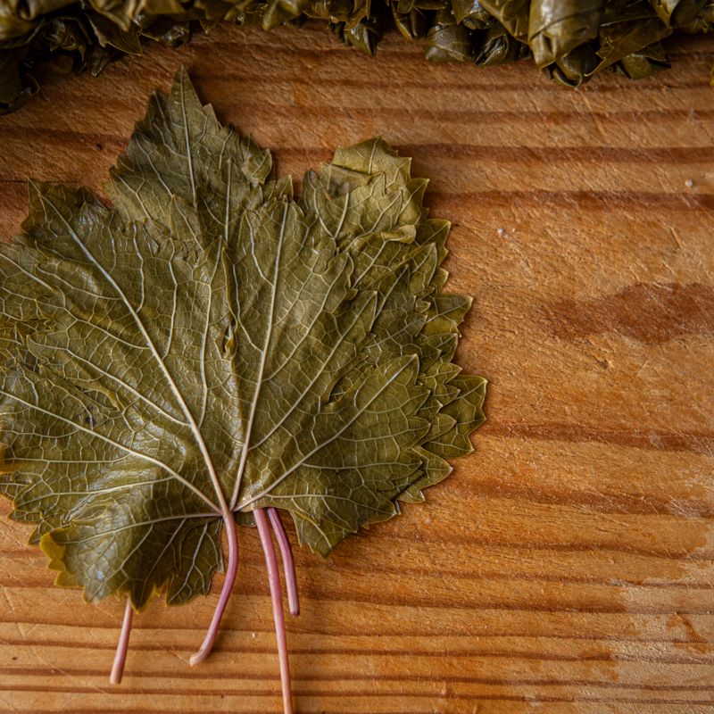 Cypriot Halloumi and Grape Leaf Quinoa Wraps with Dill
