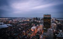 Aerial View of City Buildings