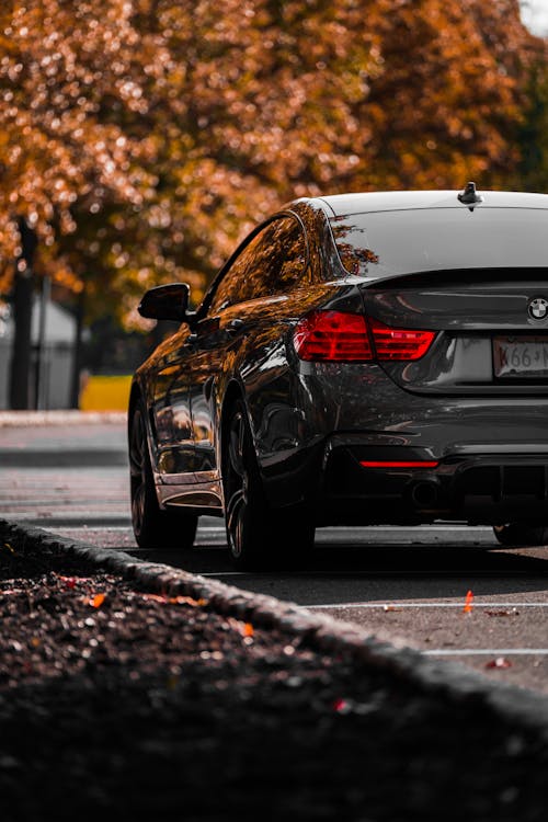 
A Parked Black BMW