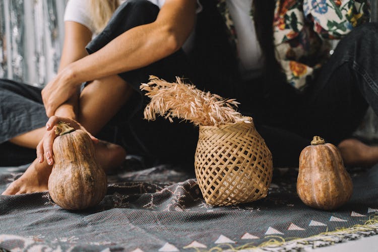 Photo Of Squashes On A Carpet