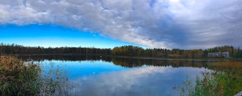 Free stock photo of autumn atmosphere, blue lake