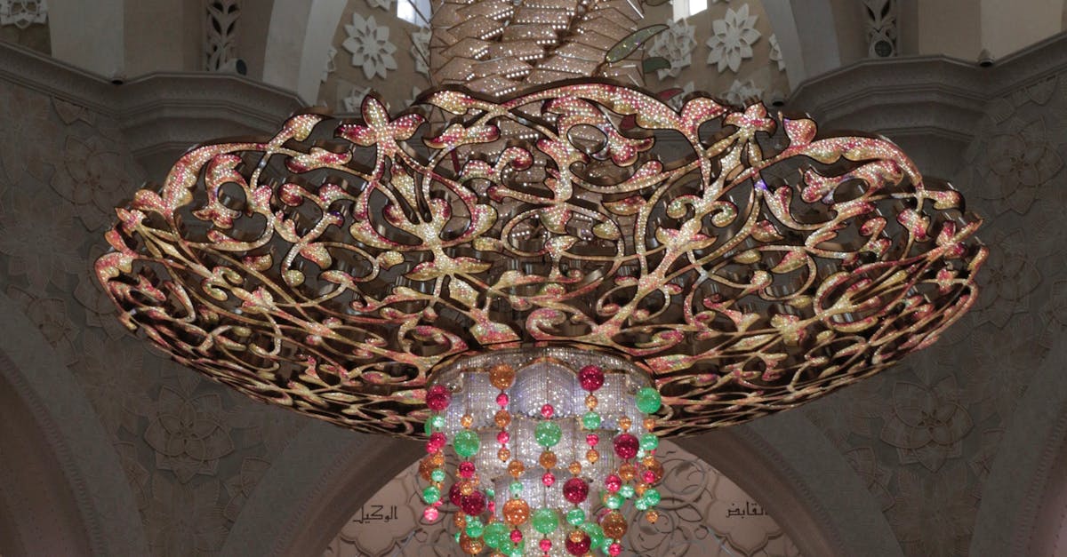 Free stock photo of allah, chandeleir, mosque
