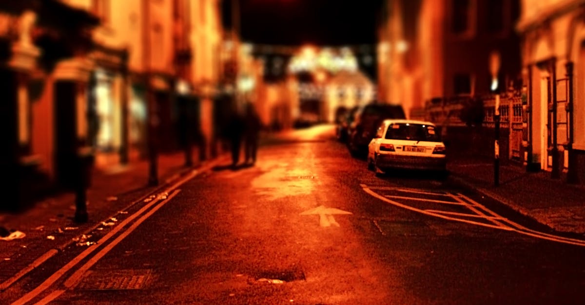 Tilt-shift: street by night