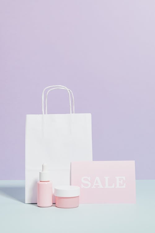 Free Beauty Care Products On Sale Stock Photo