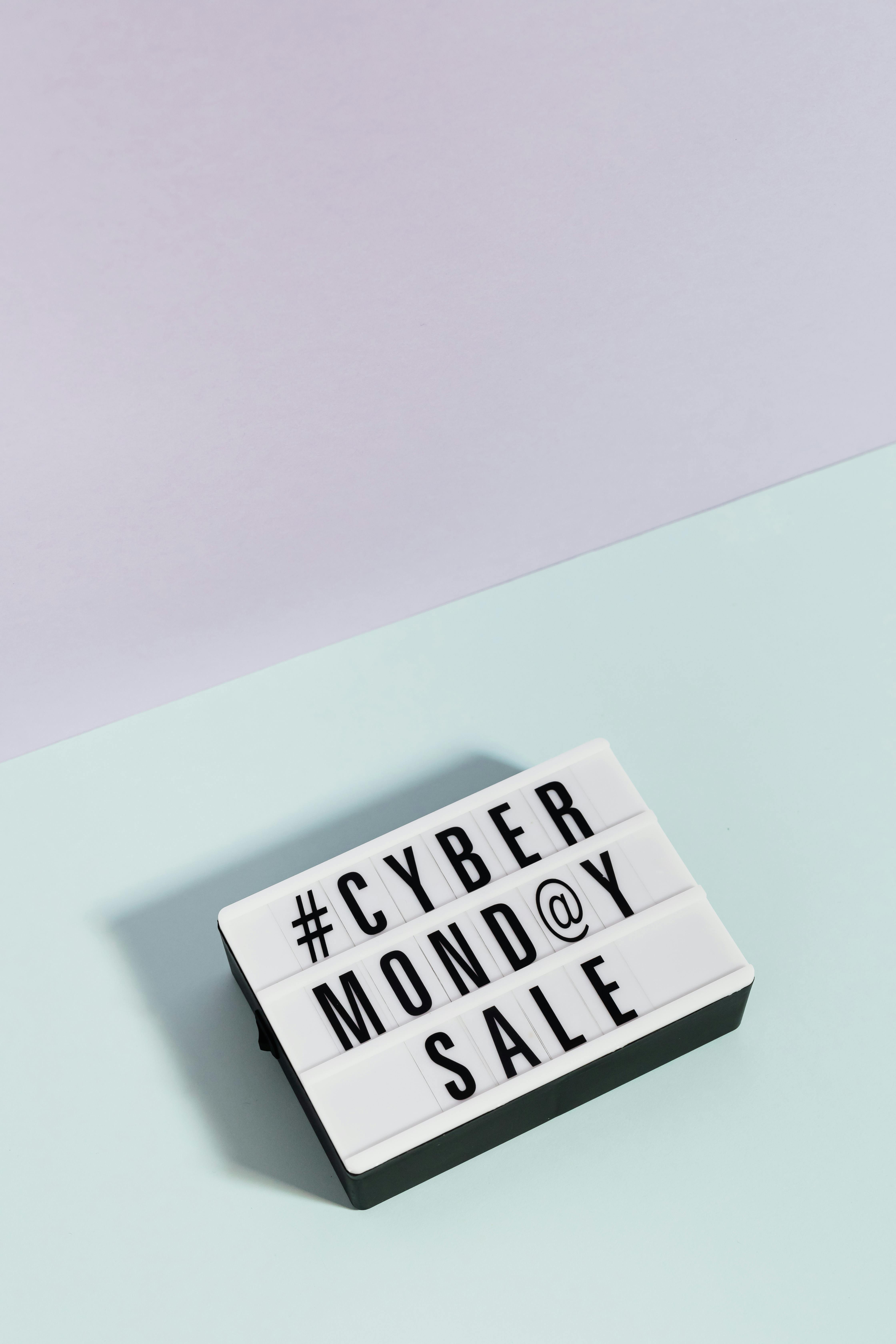 cyber monday sale sign