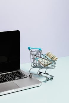 Customer shopping on an optimized e-commerce website