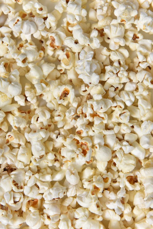 Close-Up Shot of Popcorn