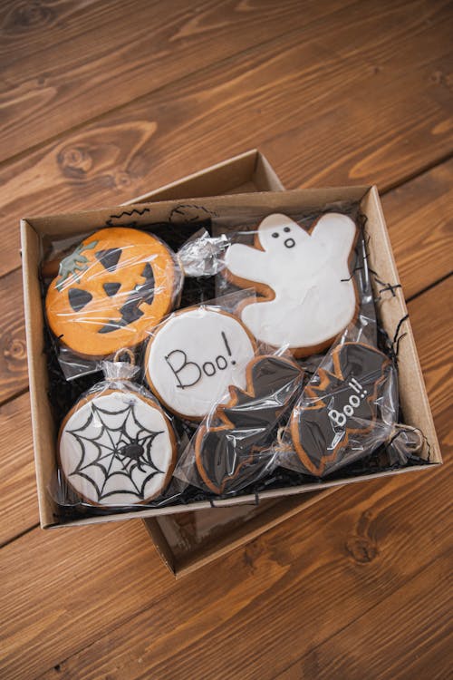 Box of Halloween Cookies