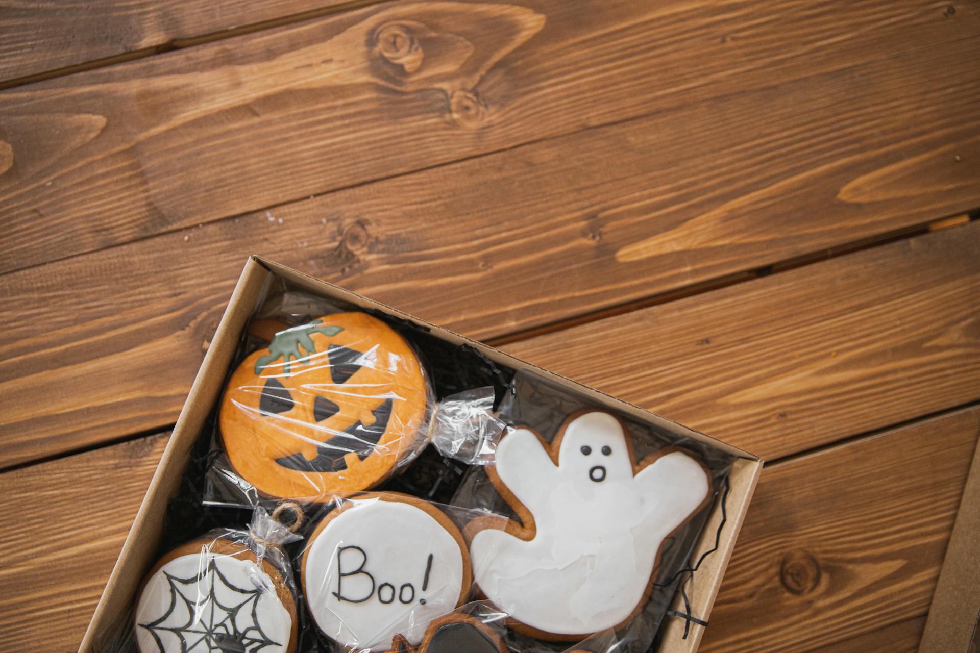 Box of Halloween Cookies