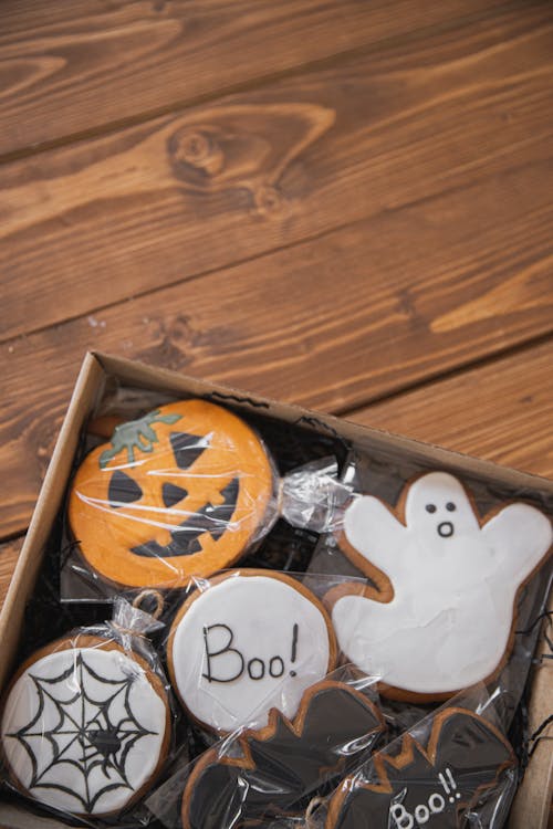 Box of Halloween Cookies