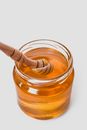 Clear Glass Jar With Brown Wooden Stick