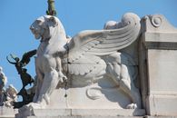White Concrete Statue Under Blue Sky