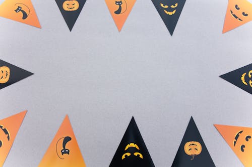 Black and Orange Halloween Wall Decor