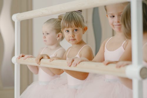 Little Girls on a Ballet Class