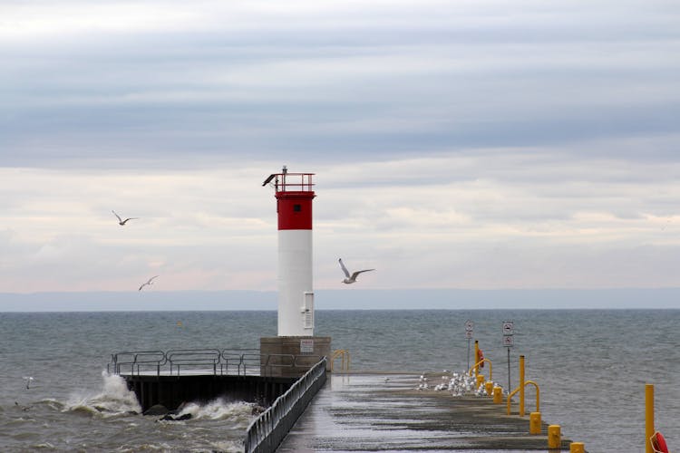 The Oakville Lighthouse In Ontario Canada Coast