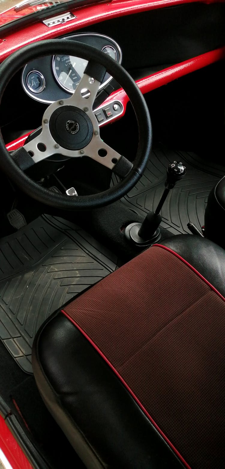 Black And Red Car Interior