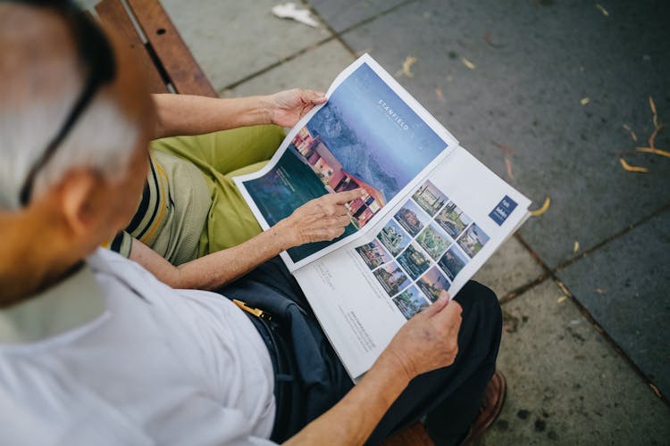 Couple Reading The Newspaper