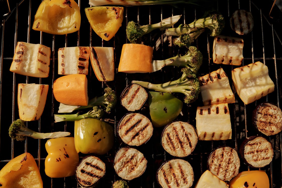 Vegetables on a Griller