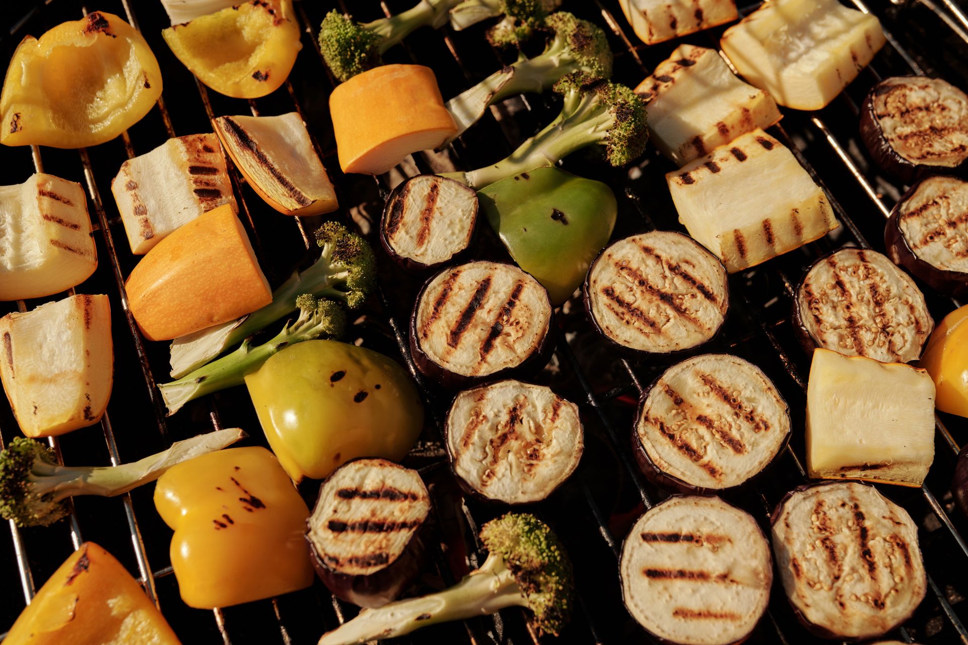 Vegetables on a Griller