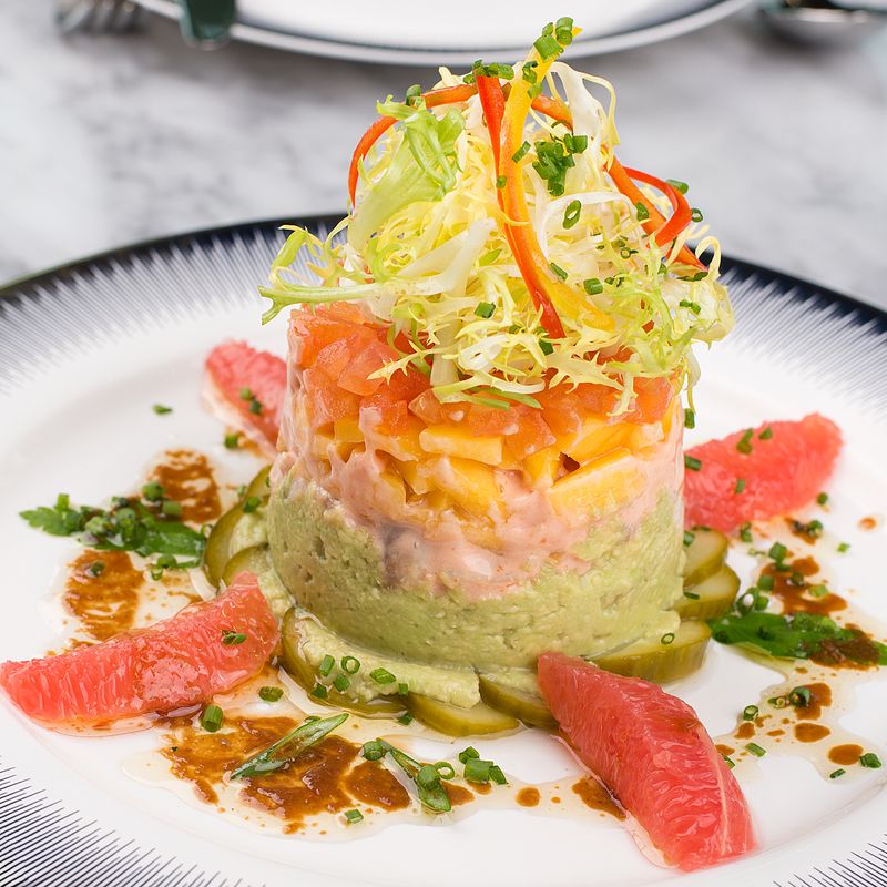 Charred Grapefruit and Avocado Dip