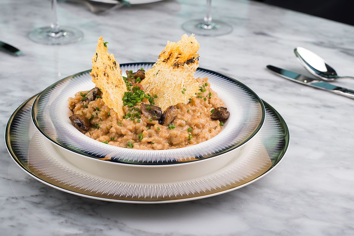 Mushroom risotto