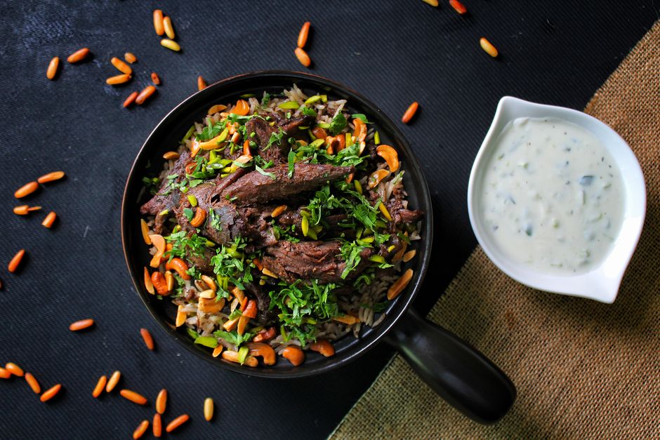 Mansaf (lamb in yogurt sauce)