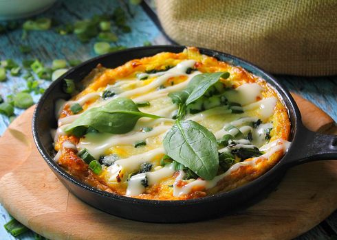 Egg Nest with Zucchini