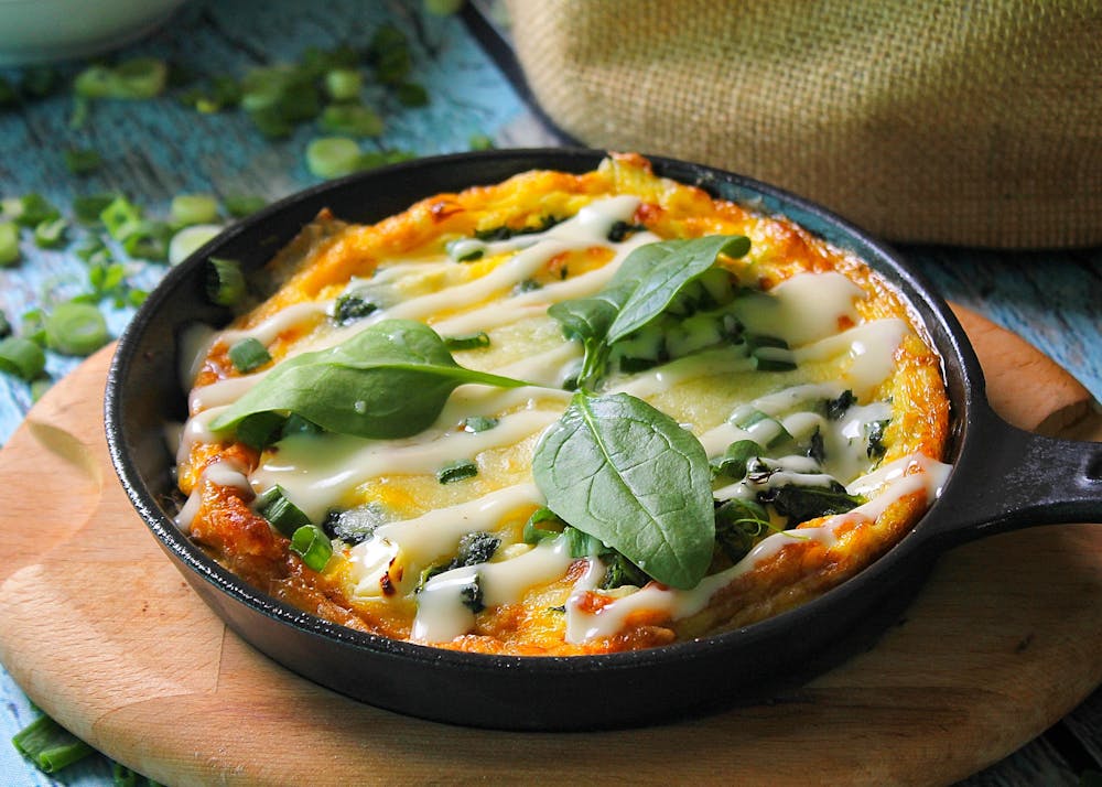 Smoked Haddock and Spinach Frittata