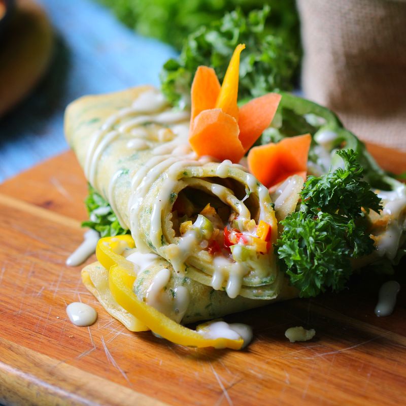 Ramadan Vegetable Sambusak-Style Wrap