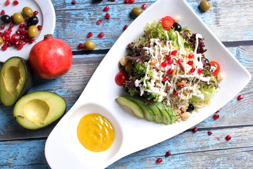Kostnadsfri bild av avokado, hälsosam måltid, keramisk platta