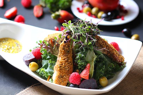 Close Up of Salad on Plate