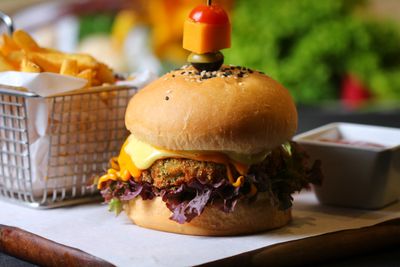 Cheese Veggie Burger