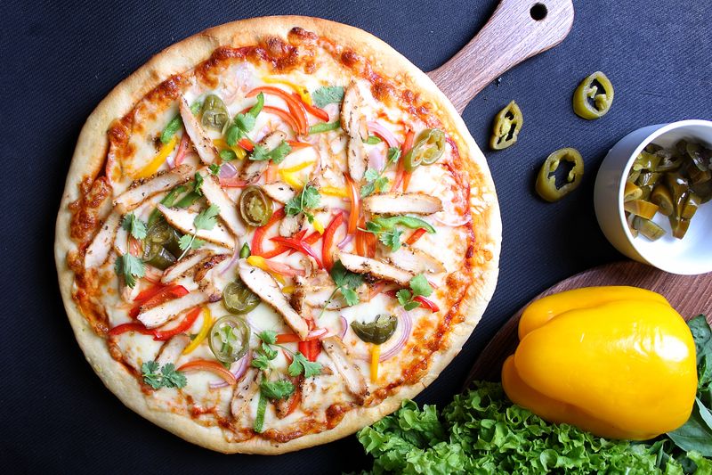 G8 Fajita Pizza from BEST IN TOWN PIZZA in Philadelphia