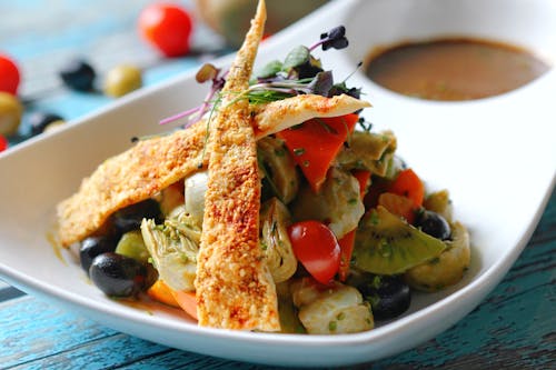 Close Up of Salad on Plate