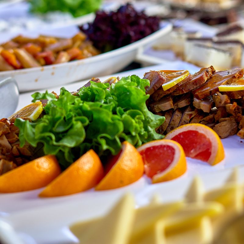 Haitian Griot Pork Shawarma with Citrus Slaw