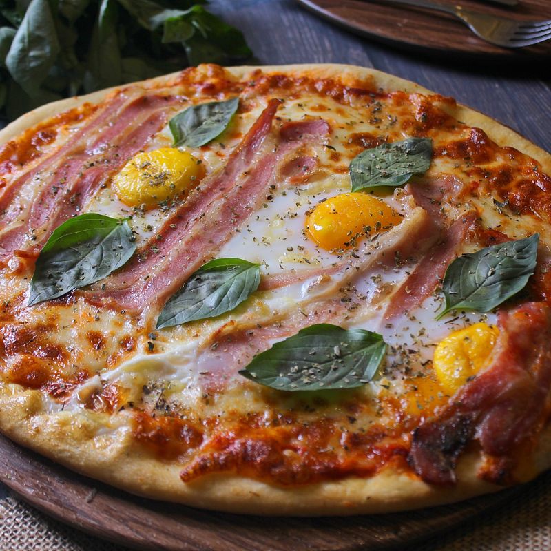 Crescent Roll Breakfast Bake with Egg and Bacon