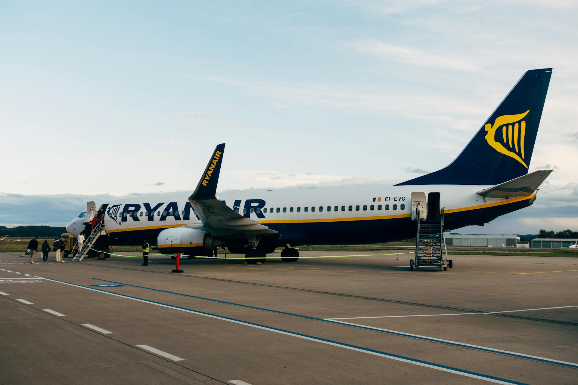 People Boarding an Airplane