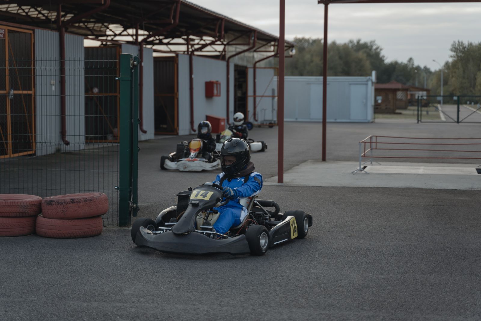 Karting trka na otvorenoj stazi