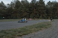 Go Kart Racers in a Competition