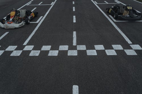 Two Go-Karts in Standing Start