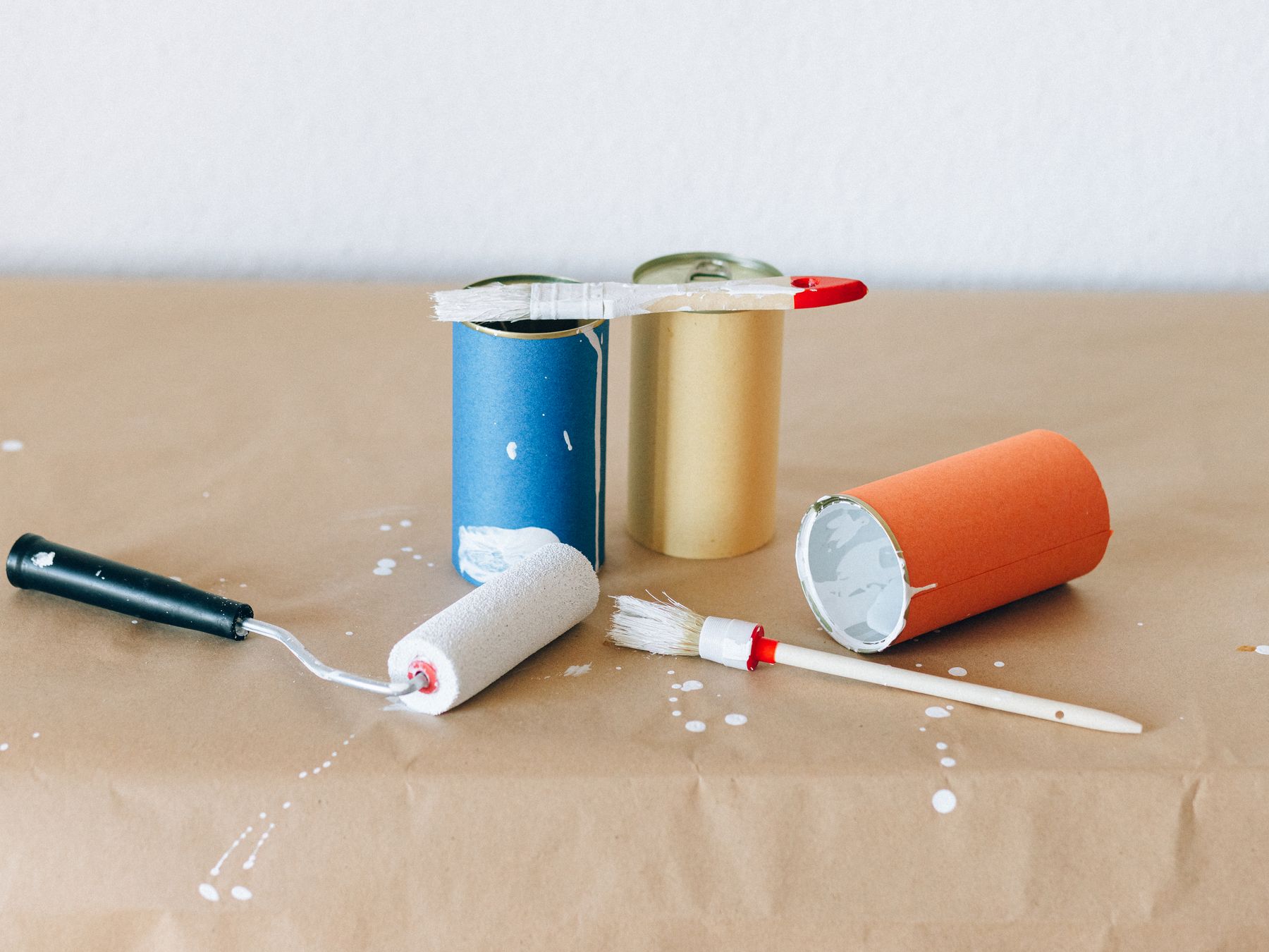Commercial Decorating in East Dulwich — clean edges cut in around trim and sockets