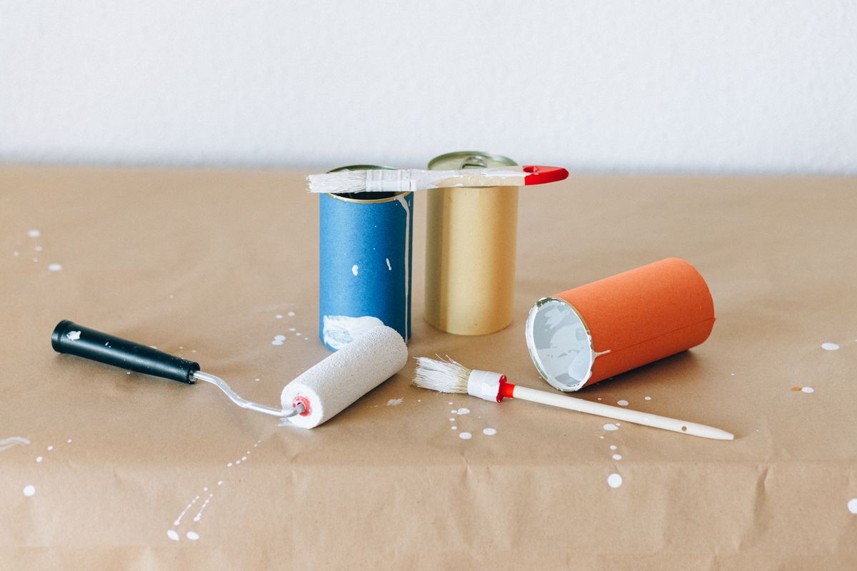 5 kreative DIY-Familienprojekte: Einfach + lustig mit Kindern — Material-Übersicht