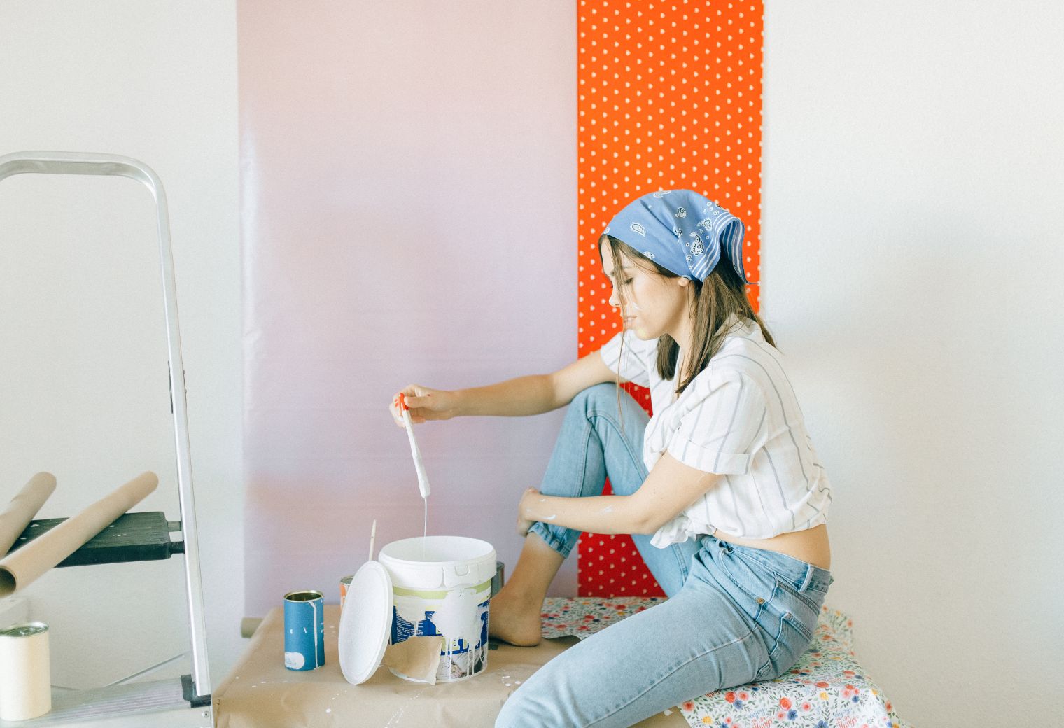 Painters and Decorators in Westcombe Park — clean edges cut in around trim and sockets