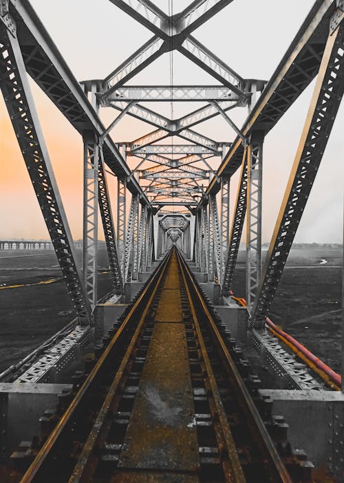 Δωρεάν στοκ φωτογραφιών με ατσάλι, αυγή, γέφυρα