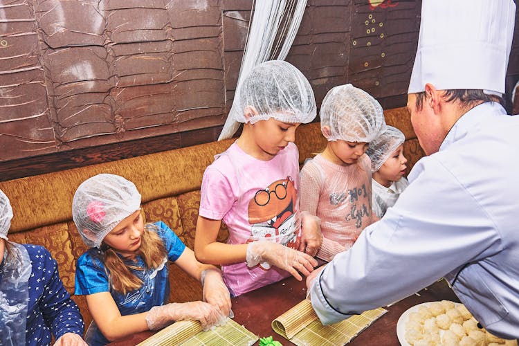 Children On A Cooking Class