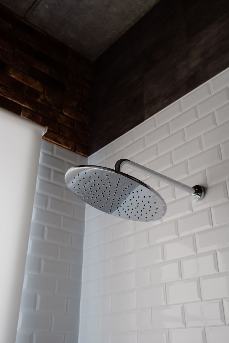 New thermostatic shower being fitted in a Doncaster bathroom
